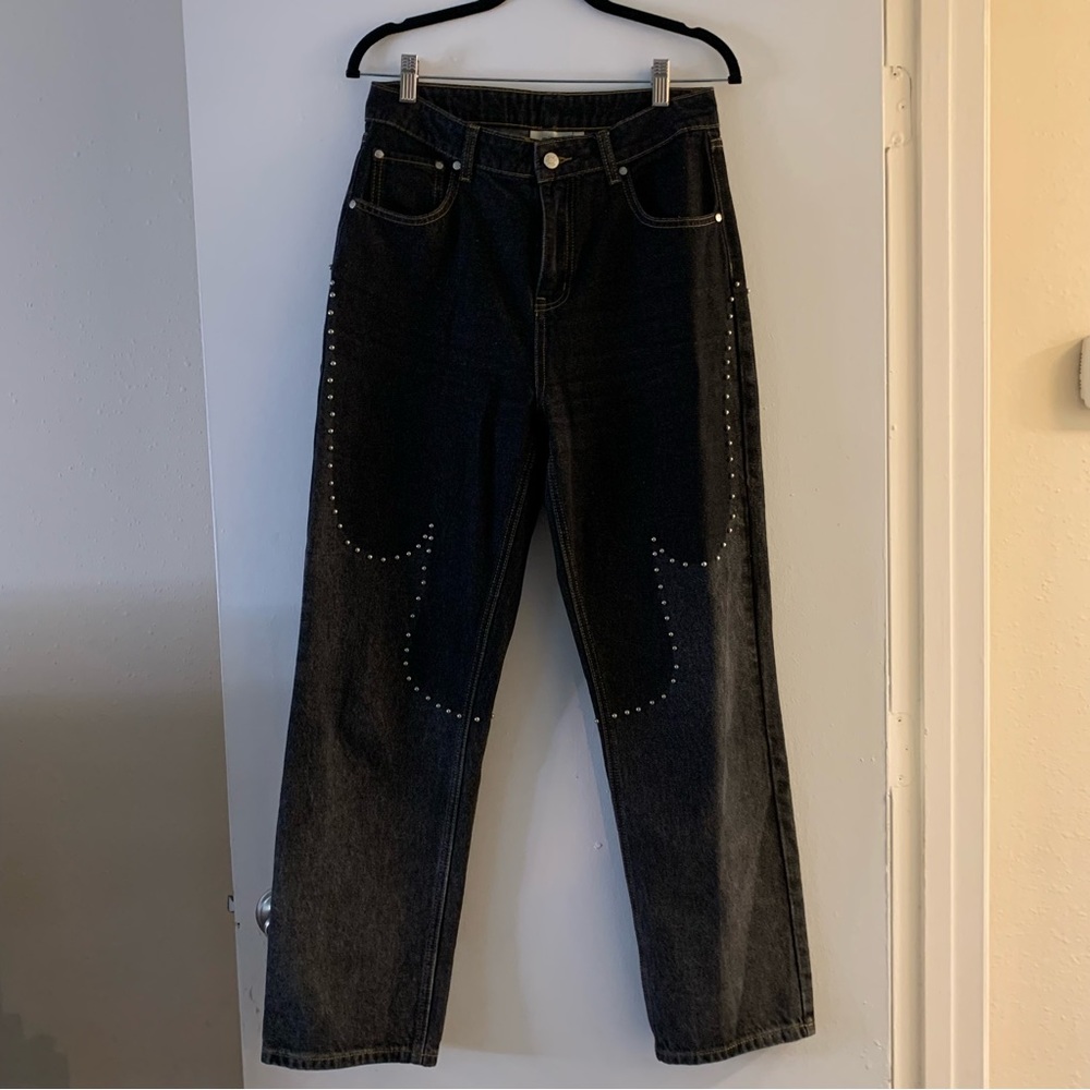 Milk it studded jeans